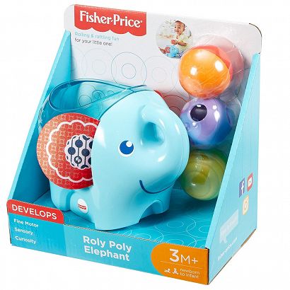 Fisher-Price Słonik-Kiwaczek z piłeczkami DYW57 