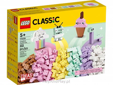 Lego Classic Kreatywna Zabawa Pastelowymi Kolorami 11028