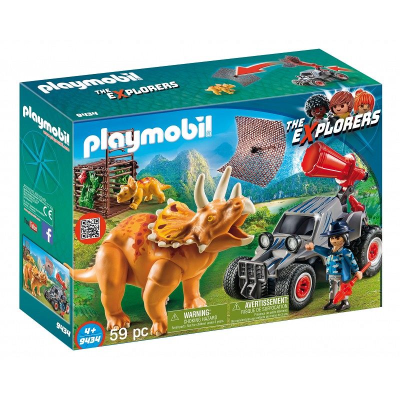 Playmobil Samochód Teremowy z Działającą Wyrzutnią Sieci 9434