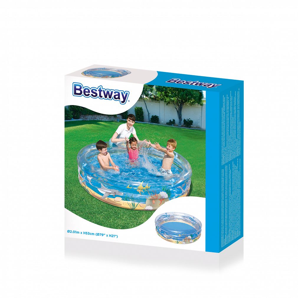 BESTWAY Basen ogrodowy dmuchany 201cm x 53cm 