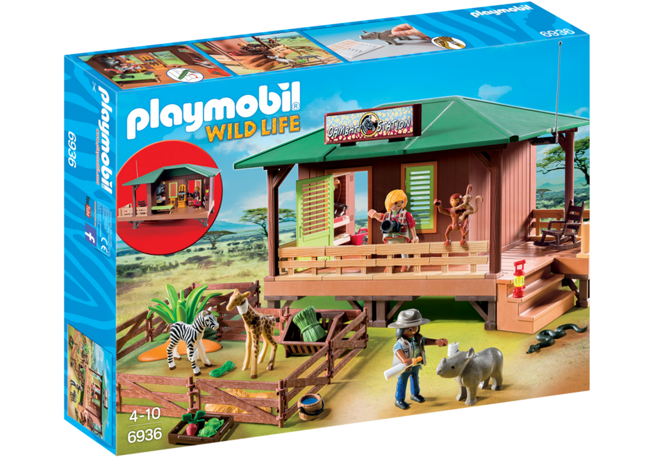 PLAYMOBIL Domek rangera z hodowlą zwierząt 6936