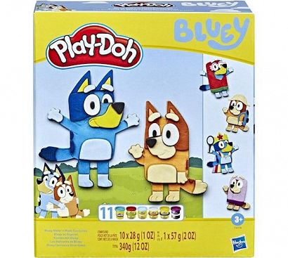 Play Doh zestaw kostiumy Bluey i Bingo