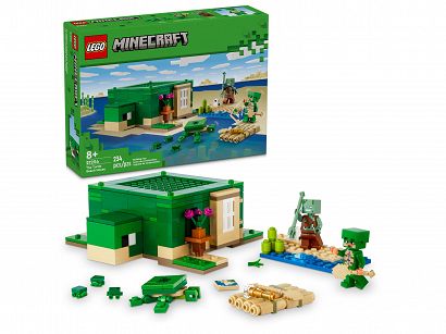 Lego Maincraft Domek Na Plaży Żółwi 21254