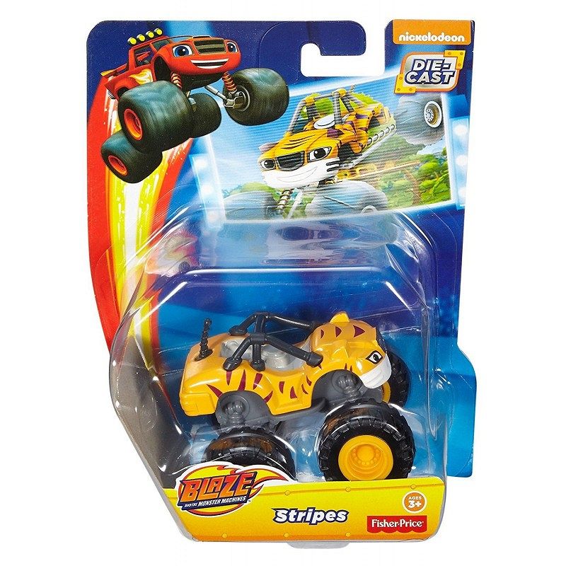 Fisher Price Blaze Metalowy Pojazd Stripes CGH56