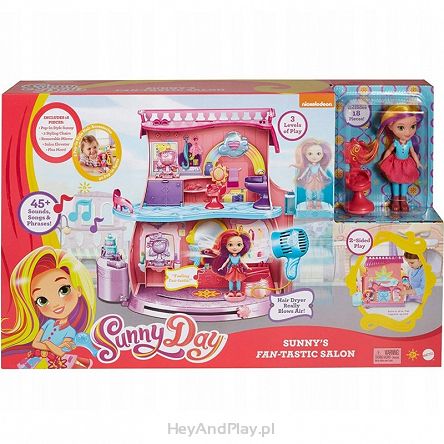 Sunny Day Salon Piękności z Dźwiękiem Lalka Sunny Plus Akcesoria GKT65