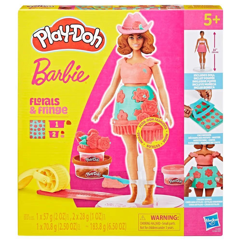 Play-Doh - Ciastolina BARBIE FASHIONISTA Frędzelki 