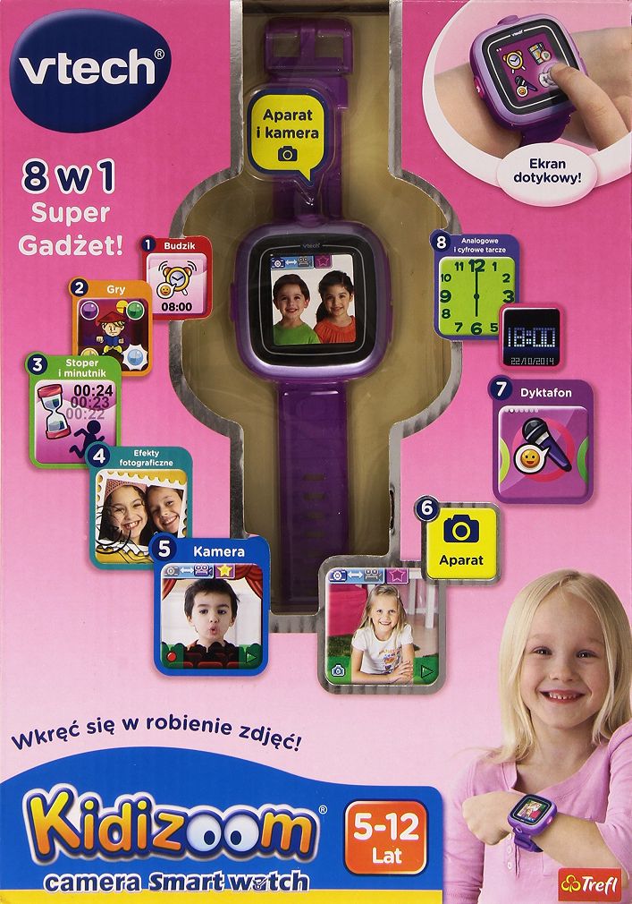 Vtech Trefl Kidizoom Camera Smart Watch TZA60345