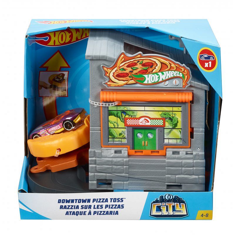 Hot Wheels City Zestaw Miejski Dino Pizzeria GFY68