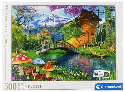 Puzzle 500 HQ The Old Shoe House Clementoni