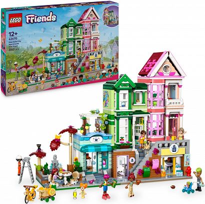 LEGO 42670 Friends - Mieszkania i sklepy w mieście Heartlake