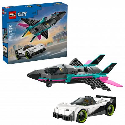 LEGO® 60489 City - Odrzutowiec kontra samochód