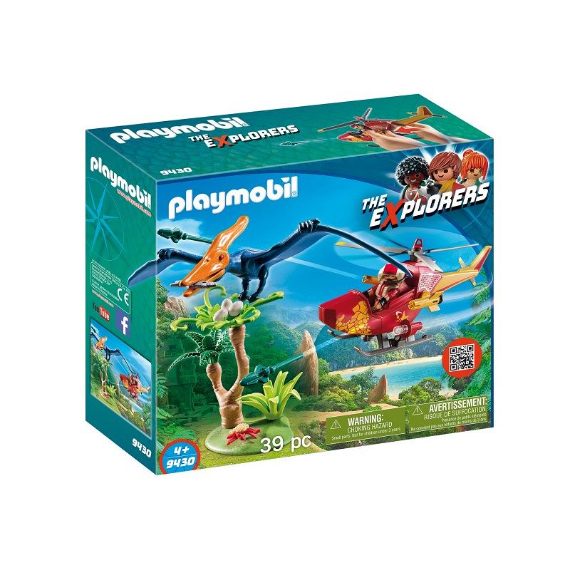 Playmobil Helikopter z Pterodaktylem 9430