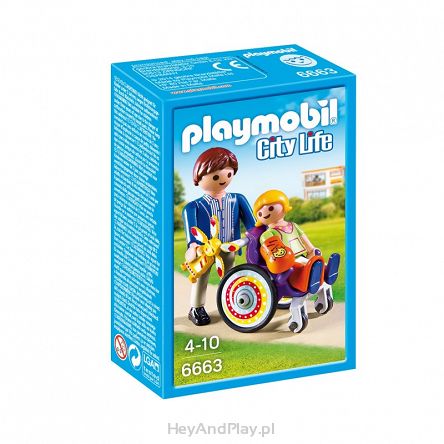 Playmobil Dziecko na Wózku Inwalidzkim 6663