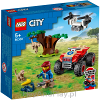 Lego City Quad Ratowników Dzikich Zwierząt 60300
