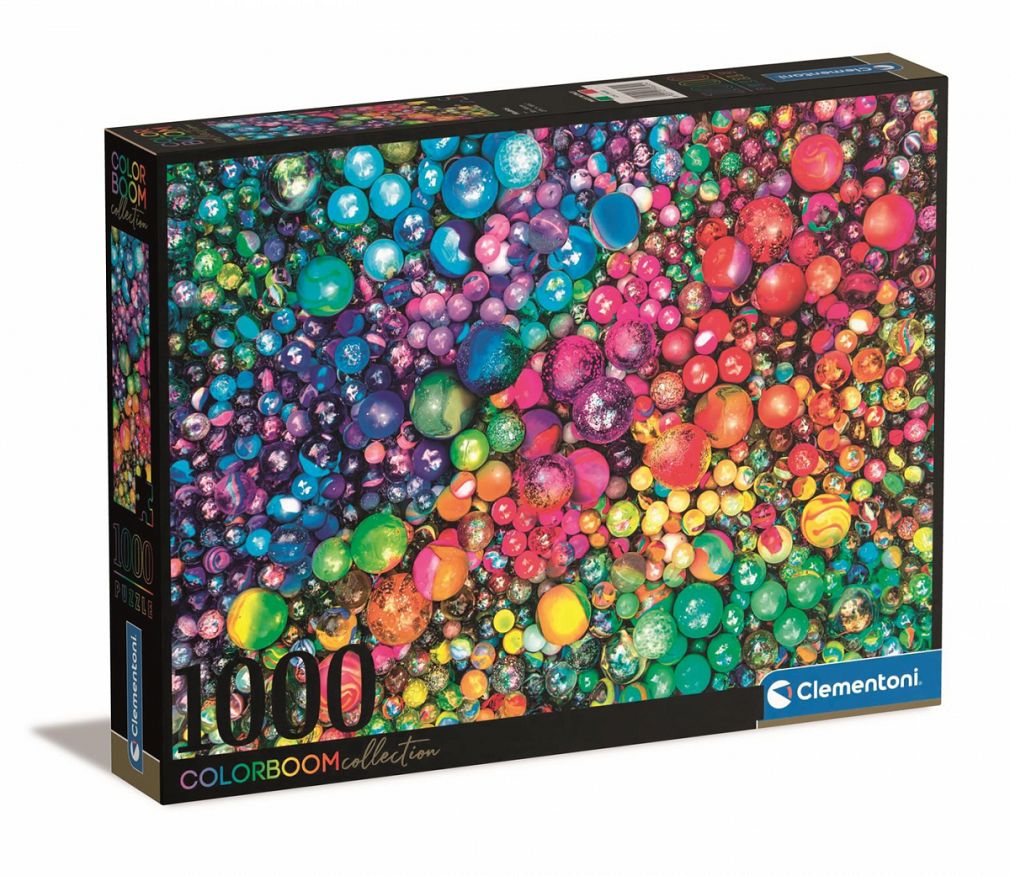 Clementoni Puzzle Color Boom Marbles 1000 el. 