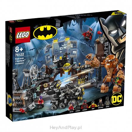 Lego Super Heroes Atak Clayface’a na Jaskinię Batmana 76122