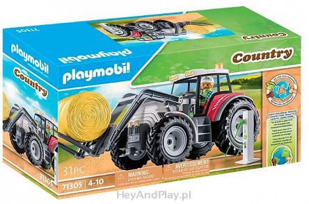 Playmobil  Zestaw Z Figurkami Country  Duży Traktor 71305