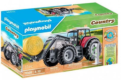 Playmobil  Zestaw Z Figurkami Country  Duży Traktor 71305