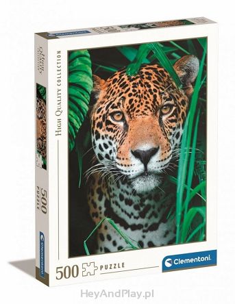 Clementoni Puzzle High Quality Collection. Jaguar in the Jungle 500 el. 