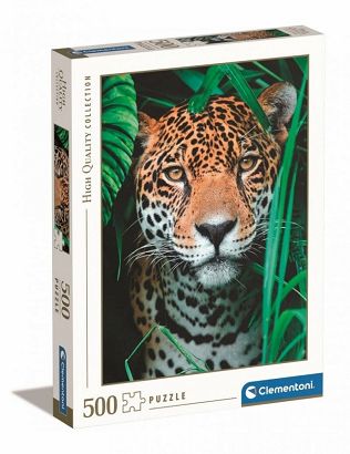 Clementoni Puzzle High Quality Collection. Jaguar in the Jungle 500 el. 