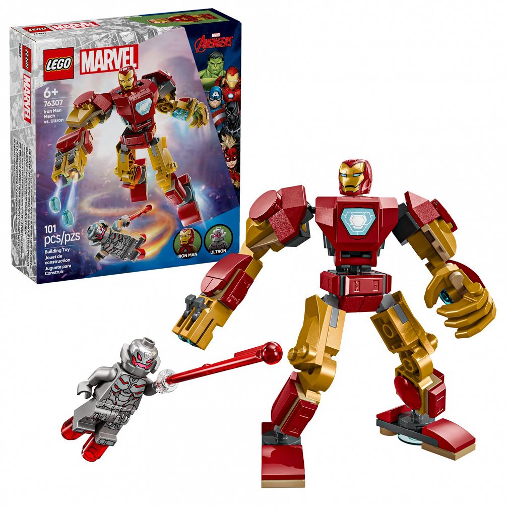 LEGO 76307 Marvel Super Heroes - Mech Iron Mana kontra Ultron