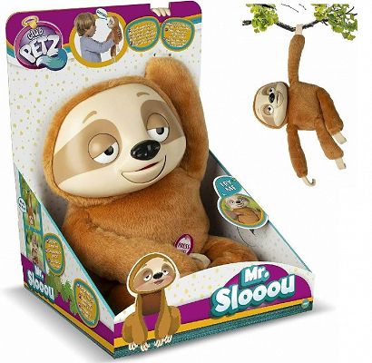 INTERAKTYWNY LENIWIEC MAŁPKA MASKOTKA DŹWIĘKI TOYS