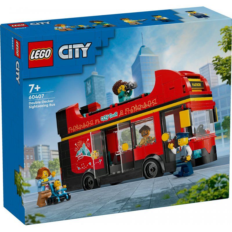 Lego 60407 Czerwony, Piętrowy Autokar