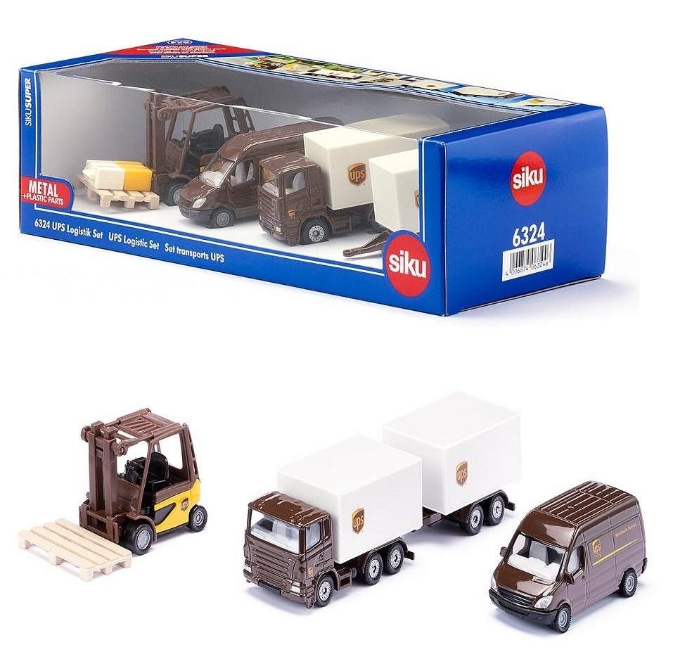 Siku 6324 Zestaw Pojazdy Logistyczne UPS