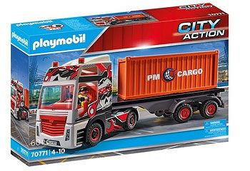 Playmobil Samochód Ciężarowy Z Przyczepą 70771