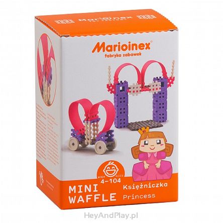 Marioinex Klocki Waffle Mini Księżniczka 902493