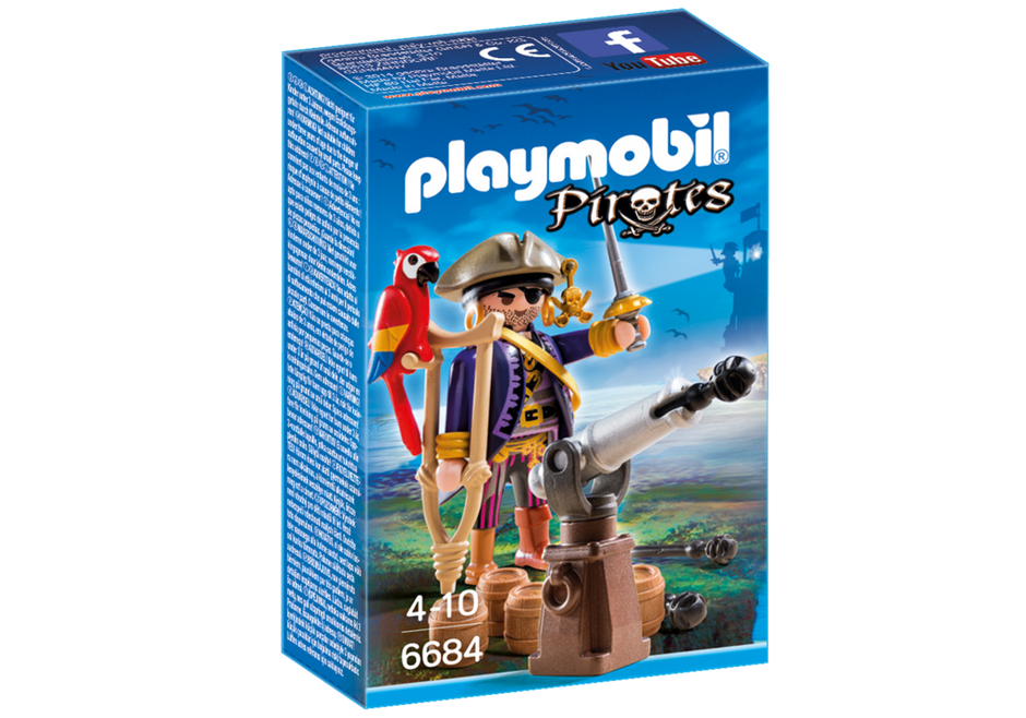 PLAYMOBIL Kapitan piratów 6684