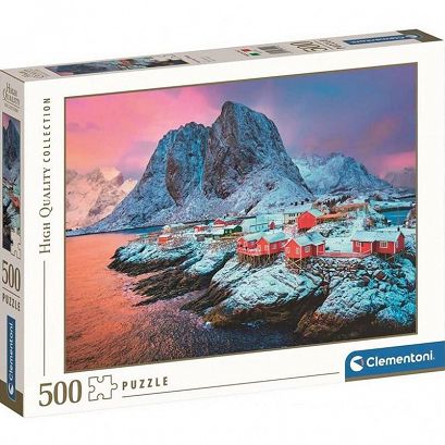 Clementoni Puzzle High Quality Hamnoy Village 500 el.