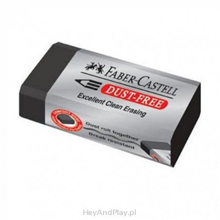 Czarna gumka Dust - Free FABER-CASTELL