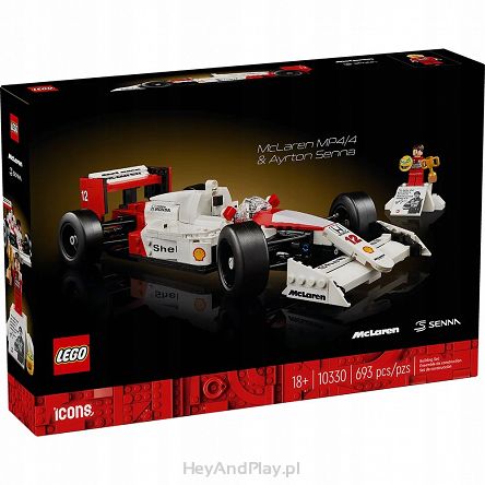 Lego Icons - McLaren MP4/4 i Ayrton Senna 10330