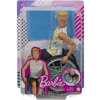 Barbie Fashionistas - Lalka Ken Na Wózku Inwalidzkim