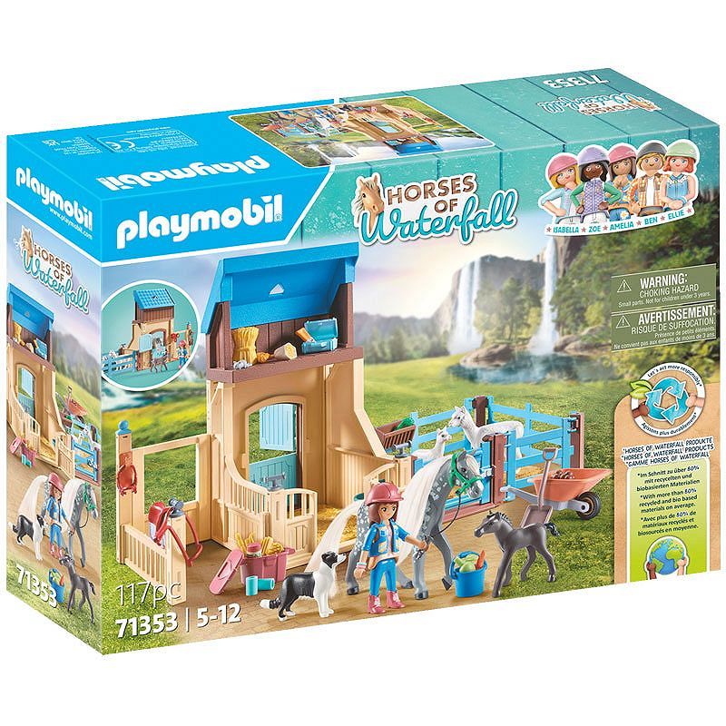 Playmobil Horse of Waterfall - Amelia i Whisper z boksem stajennym 71353