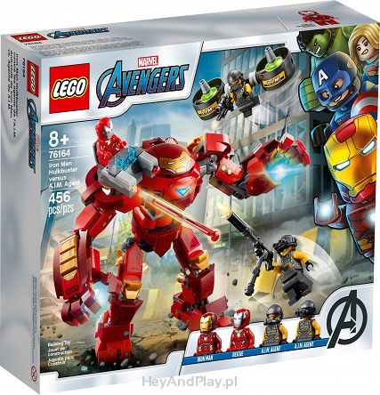 Lego Avengers Hulkbuster Iron Mana kontra agenci A.I.M.76164 