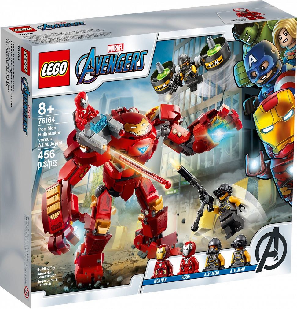 Lego Avengers Hulkbuster Iron Mana kontra agenci A.I.M.76164 