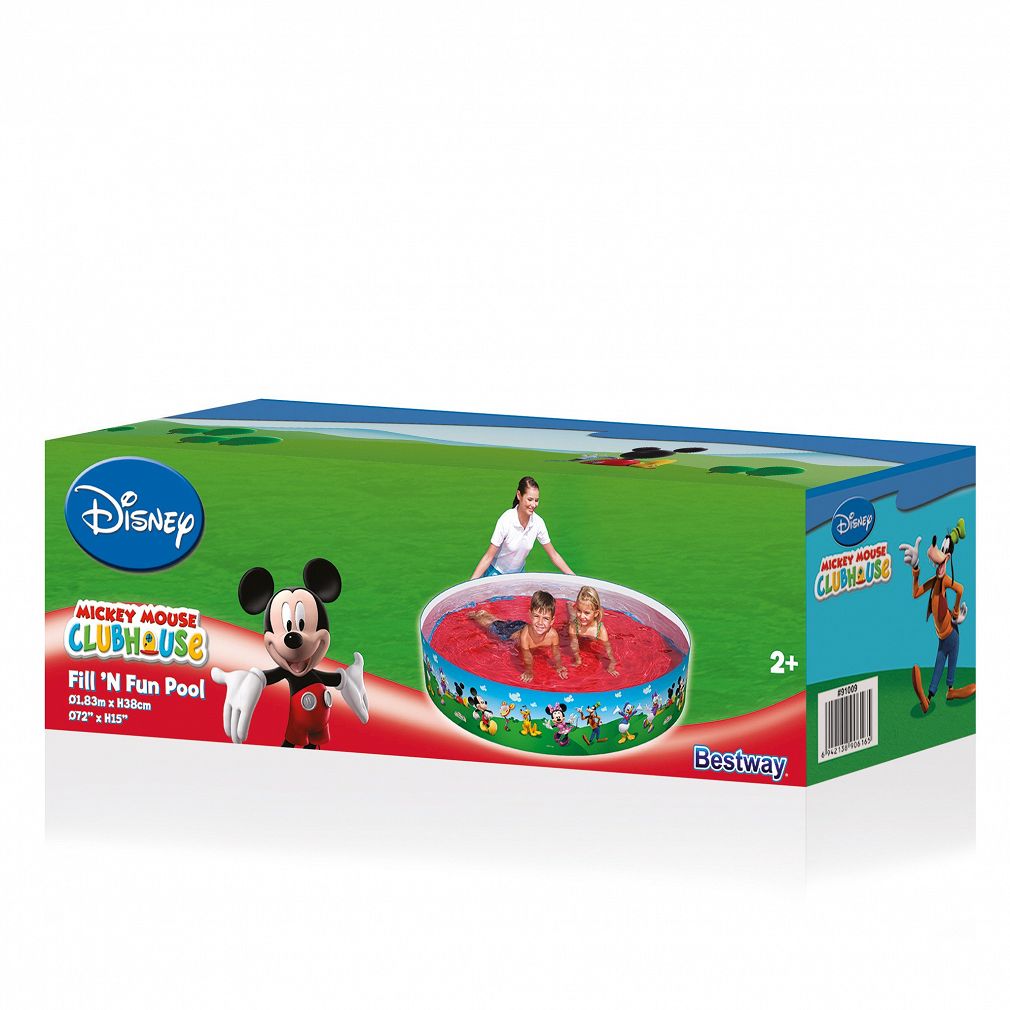 Bestway Basen Rozporowy Klub Myszki Mickey 183 x 38 cm 