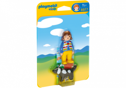 PLAYMOBIL Dziewczynka z psem 6977