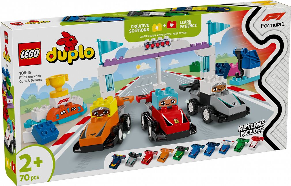 LEGO 10445 Duplo - Bolidy i kierowcy F1