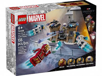 Lego Marvel - Iron Man i Iron Legion kontra żołnierz Hydry 76288