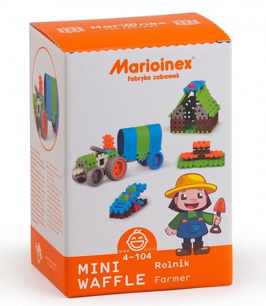 Marioinex Klocki Waffle Mini Rolnik 839396