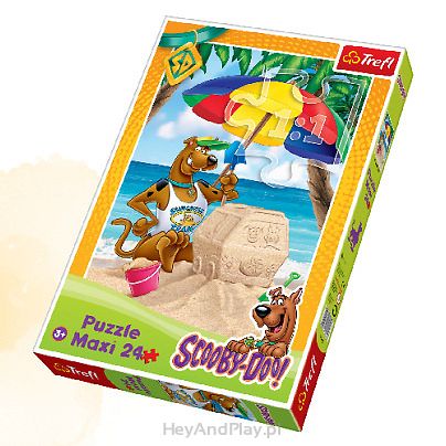 Trefl Puzzle Maxi 24 Scooby Doo na plaży 