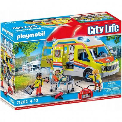 Playmobil Karetka Pogotowia Ze Światłem I Dźwiękiem 71202