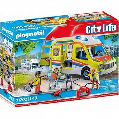 Playmobil Karetka Pogotowia Ze Światłem I Dźwiękiem 71202