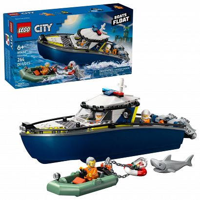 LEGO® 60456 City - Pościg łodzią policyjną