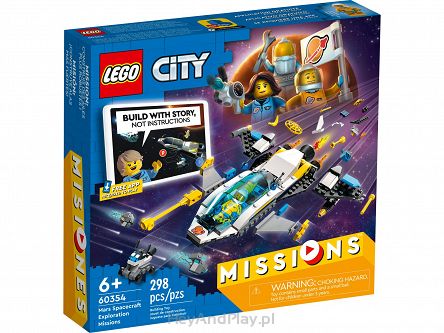 Lego City Wyprawy Badawcze Statkiem Marsjańskim 60354