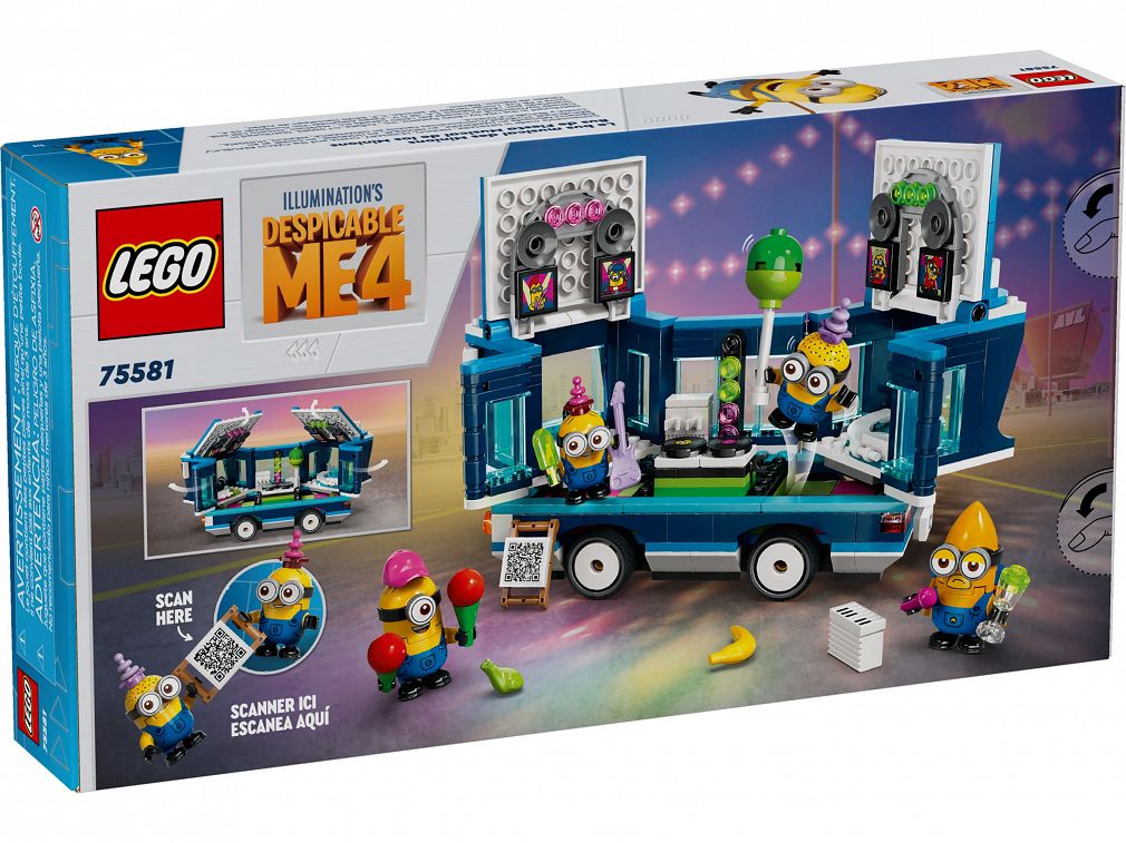 LEGO Minions - Imprezowy autobus minionków 75581