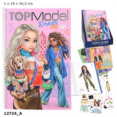 Zestaw Dress Me Up BIG Top Model Z Naklejkami 12724A